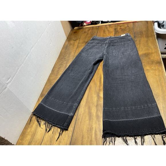 Citizens Of Humanity Melanie High Rise Crop in Black Hawk Jeans Size 26 - Picture 2 of 12